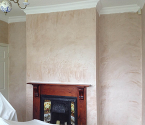 building services before unfinished wall plastering painting decorating